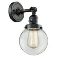 thumbnail image 1 of Innovations Lighting 203Sw-6 Beacon Beacon 1 Light 12" Tall Bathroom Sconce - Black, 1 of 2