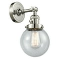 thumbnail image 1 of Innovations Lighting 203Sw-6 Beacon Beacon 1 Light 12" Tall Bathroom Sconce - Nickel, 1 of 2