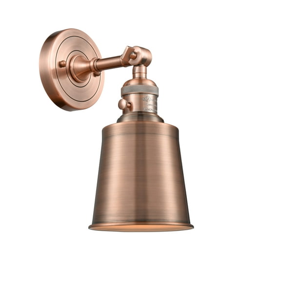 Innovations Lighting 203SW-AC-M9-AC Addison 11" Tall Convertible Bathroom Sconce - Copper