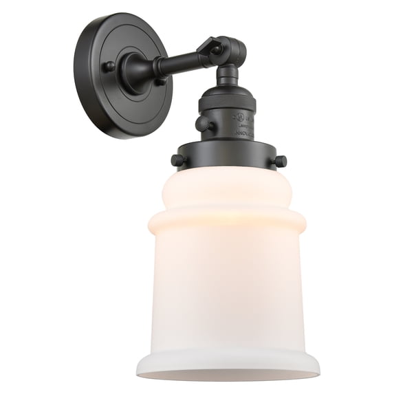 Innovations Lighting 203SW-OB-G181 Canton 1 Light 11" Tall Bathroom Sconce - MultiColor