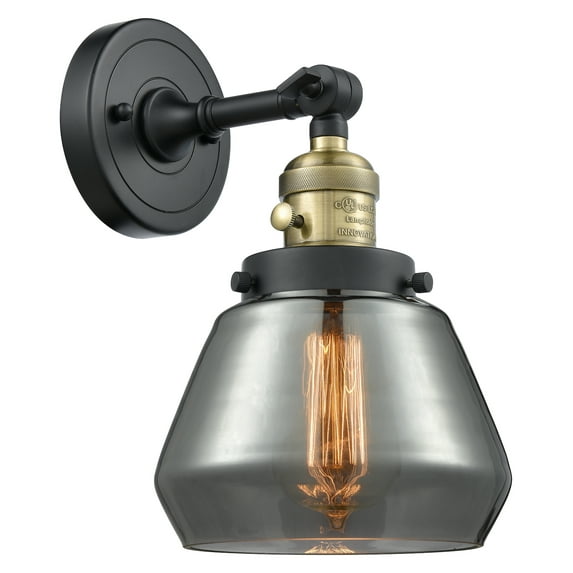 Innovations Lighting 203Sw Fulton Fulton 1 Light 11" Tall Bathroom Sconce - Black