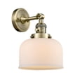 thumbnail image 1 of Innovations Lighting 203Sw Large Bell Large Bell 1 Light 12" Tall Bathroom Sconce - White, 1 of 3