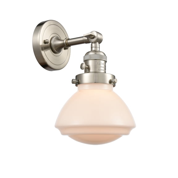 Innovations Lighting 203Sw Olean Olean 8" Tall Bathroom Sconce - White