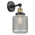 thumbnail image 1 of Innovations Lighting 203SW-BAB-G262 Stanton 1 Light 14" Tall Bathroom Sconce - Black, 1 of 2