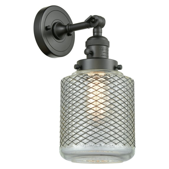 Innovations Lighting 203Sw Stanton Stanton 1 Light 14" Tall Bathroom Sconce - Bronze