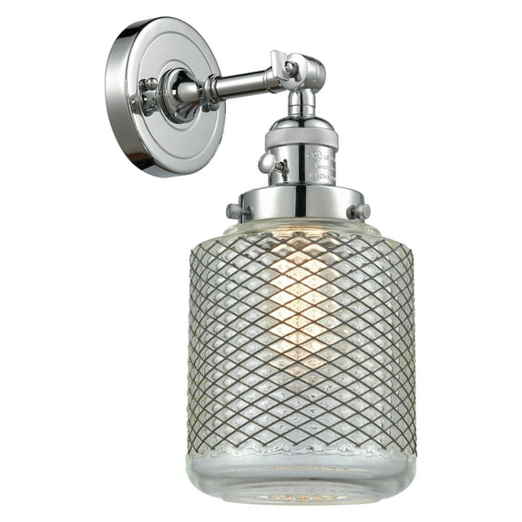 Innovations Lighting 203Sw Stanton Stanton 1 Light 14" Tall Bathroom Sconce - Chrome