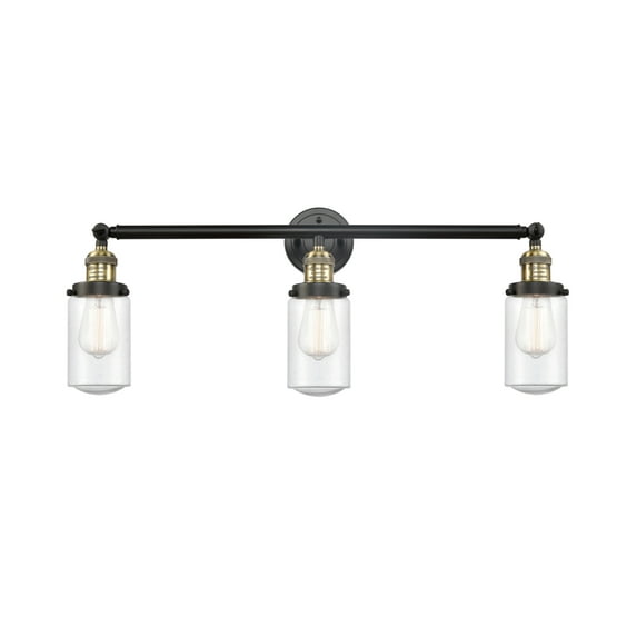 Innovations Lighting 205 Dover Dover 3 Light 31" Wide Bathroom Vanity Light - Black