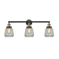 thumbnail image 1 of Innovations Lighting 205-S Chatham Chatham 3 Light 30" Wide Bathroom Vanity Light - Black, 1 of 2