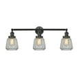 thumbnail image 1 of Innovations Lighting 205-S Chatham Chatham 3 Light 30" Wide Bathroom Vanity Light - Black, 1 of 2