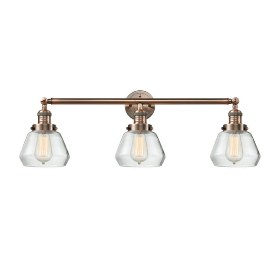 Innovations Lighting 205-S Fulton Fulton 3 Light 30" Wide Bathroom Vanity Light - Copper