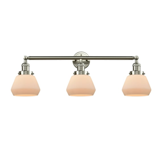 Innovations Lighting 205-S Fulton Fulton 3 Light 30" Wide Bathroom Vanity Light - White