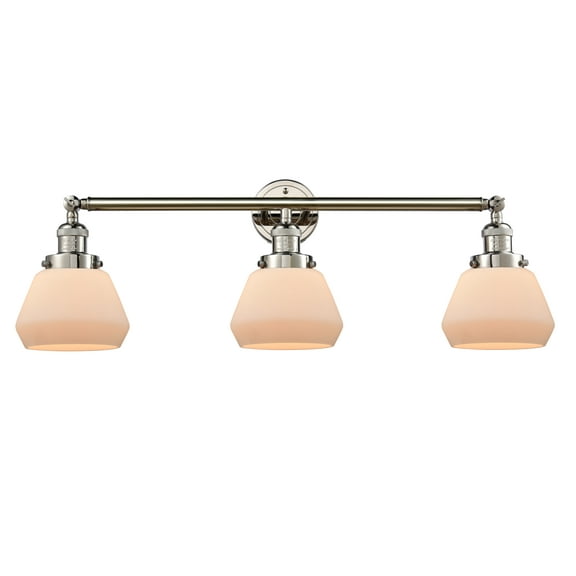 Innovations Lighting 205-S Fulton Fulton 3 Light 30" Wide Bathroom Vanity Light - White