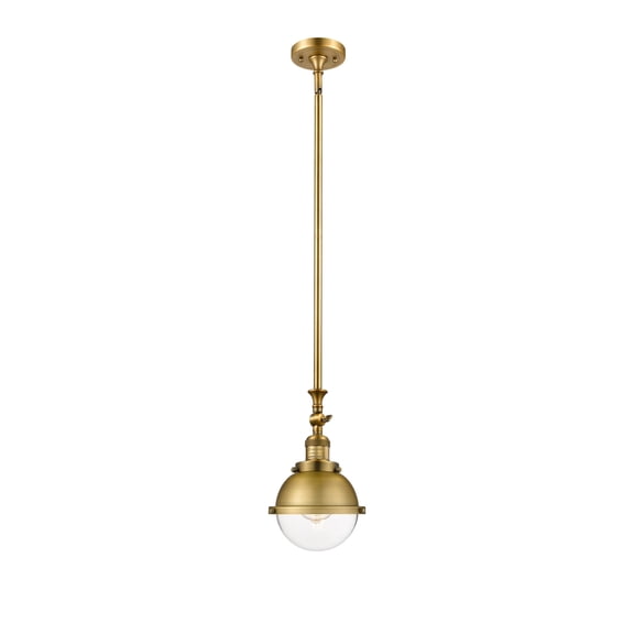 Innovations Lighting 206-12-7 Hampden Pendant Hampden 7" Wide Mini Pendant - Brass