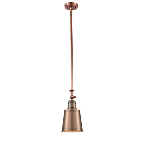 Innovations Lighting 206-AC-M9-AC Addison 5" Wide Mini Pendant - Copper