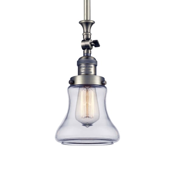 Innovations Lighting 206-AB-G192 Bellmont 7" Wide Mini Pendant - Brass