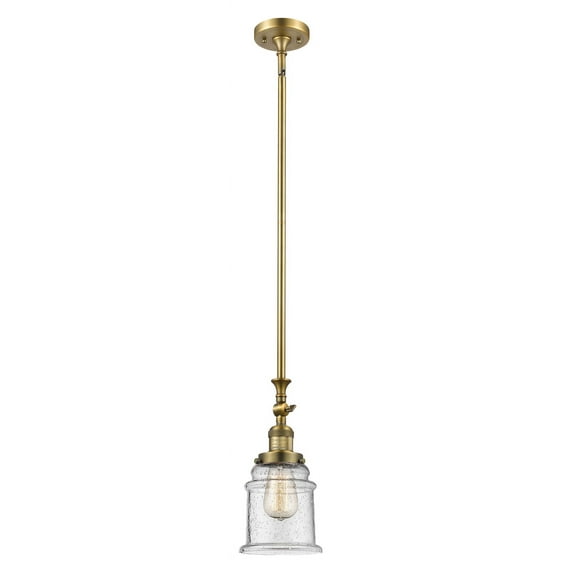 Innovations Lighting 206 Canton Canton 7" Wide Mini Pendant - Brass
