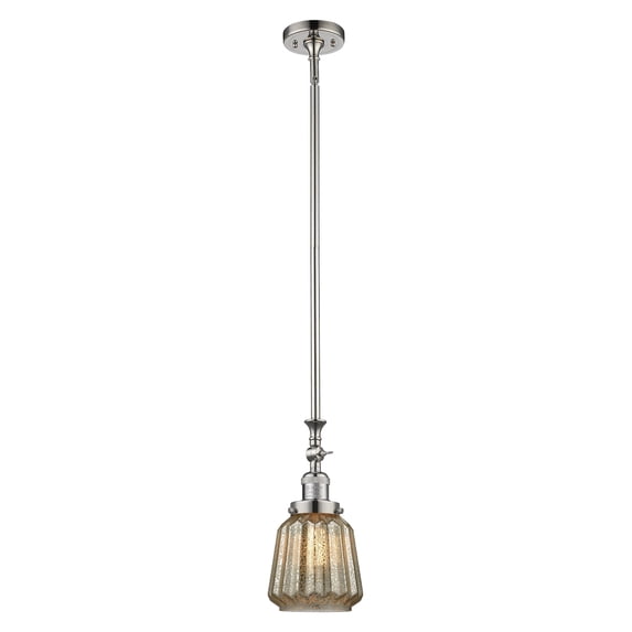 Innovations Lighting 206 Chatham Chatham 14" Tall Mini Pendant - Nickel