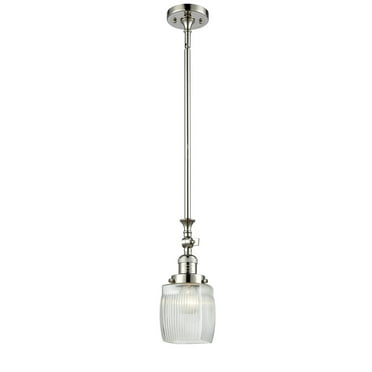 Innovations Lighting 206 Colton Colton 1 Light 6" Wide Mini Pendant - Polished Nickel /