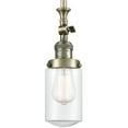 thumbnail image 1 of Innovations Lighting 206 Dover Dover 5" Wide Mini Rod Hung Adjustable Pendant - Brass, 1 of 7