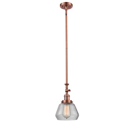 Innovations Lighting 206 Fulton Fulton 7" Wide Adjustable Mini Pendant - Copper