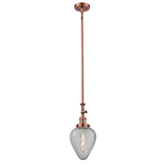 Innovations Lighting 206-AC-G165 Geneseo 7" Wide Adjustable Mini Pendant - Copper
