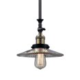 thumbnail image 1 of Innovations Lighting 206-BAB-G2 Halophane 9" Wide Adjustable Mini Pendant - Black /, 1 of 7