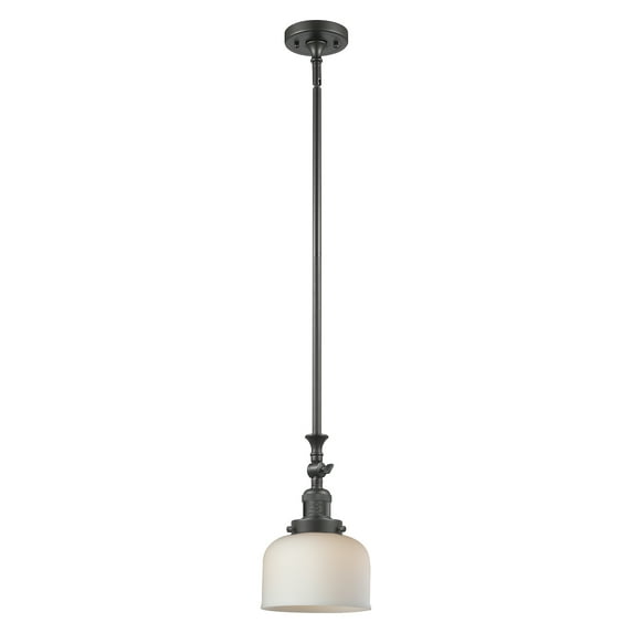 Innovations Lighting 206 Large Bell Large Bell 8" Wide Adjustable Mini Pendant -