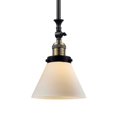 thumbnail image 1 of Innovations Lighting 206-BAB-G41 Large Cone 8" Wide Adjustable Mini Pendant - Black /, 1 of 7