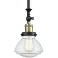 thumbnail image 1 of Innovations Lighting 206 Olean Olean 7" Wide Mini Rod Hung Adjustable Pendant - Black, 1 of 7