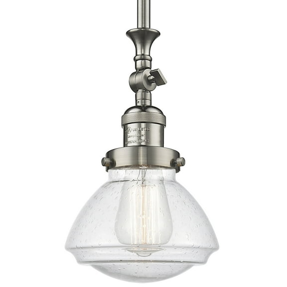 Innovations Lighting 206 Olean Olean 7" Wide Mini Rod Hung Adjustable Pendant - Nickel