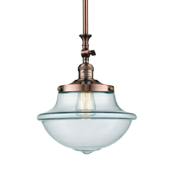 Innovations Lighting 206 Oxford Schoolhouse Oxford Schoolhouse 1 Light 12" Wide Pendant -