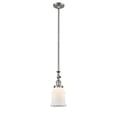 thumbnail image 1 of Innovations Lighting 206-SN-G181-LED Canton-3.5W 1 LED Mini Pendant in Industrial Style-6.5 Inches Wide by 14 Inches High   Brushed Satin Nickel Finish with Matte White Glass, 1 of 1