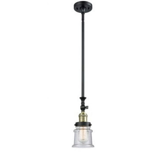 Innovations Lighting 206 Small Canton Small Canton 7" Wide Mini Pendant - Black