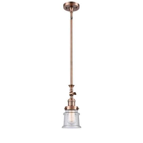 Innovations Lighting 206-AC-G184S Small Canton 7" Wide Mini Pendant - Copper
