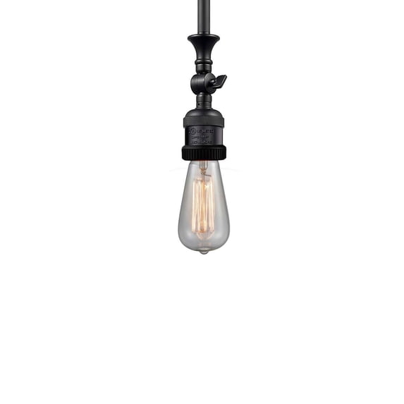 Innovations Lighting 206Nh Bare Bulb Bare Bulb 1 Light 4" Wide Mini Pendant - Bronze