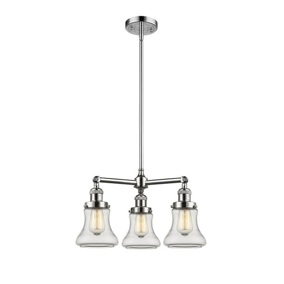 Innovations Lighting 207 Bellmont Bellmont 3 Light 18" Wide Chandelier - Chrome