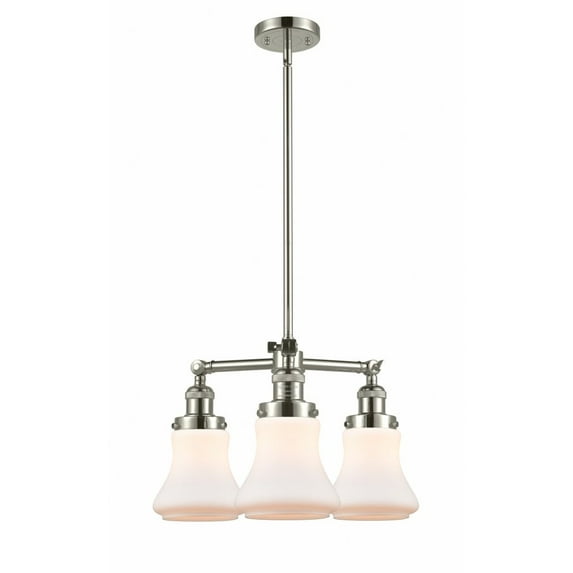 Innovations Lighting - Bellmont - 3 Light Chandelier In Industrial Style-13