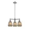 thumbnail image 1 of Innovations Lighting 207 Chatham Chatham 3 Light 24" Wide Chandelier - Polished Chrome /, 1 of 7