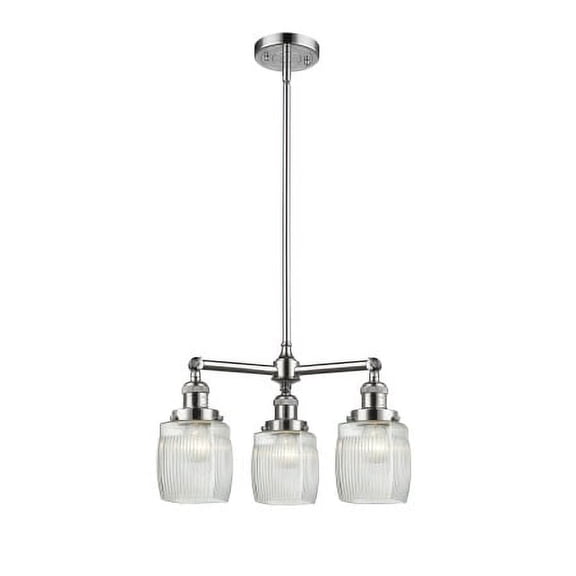 Innovations Lighting 207 Colton Colton 3 Light 18" Wide Chandelier - Chrome