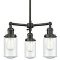 thumbnail image 1 of Innovations Lighting 207 Dover Dover 3 Light 17" Wide Chandelier - Bronze, 1 of 7