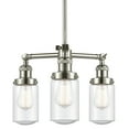 thumbnail image 1 of Innovations Lighting 207 Dover Dover 3 Light 17" Wide Chandelier - Nickel, 1 of 7