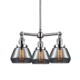 thumbnail image 1 of Innovations Lighting 207 Fulton Fulton 3 Light 22" Wide Chandelier - Nickel, 1 of 7