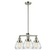 thumbnail image 1 of Innovations Lighting 207 Fulton Fulton 3 Light 22" Wide Chandelier - Nickel, 1 of 7