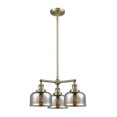 thumbnail image 1 of Innovations Lighting - Bell - 3 Light Chandelier In Industrial Style-11 Inches, 1 of 7