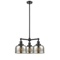 thumbnail image 1 of Innovations Lighting 207 Large Bell Large Bell 3 Light 22" Wide Chandelier - Bronze, 1 of 7