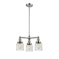 thumbnail image 1 of Innovations Lighting - Bell - 3 Light Chandelier In Industrial Style-11 Inches, 1 of 7