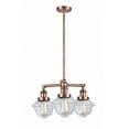 thumbnail image 1 of Innovations Lighting - Oxford - 3 Light Chandelier In Industrial Style-10 Inches, 1 of 2