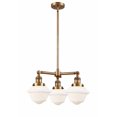 thumbnail image 1 of Innovations Lighting 207 Small Oxford Small Oxford 3 Light 20" Wide Chandelier - White, 1 of 2