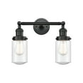 thumbnail image 1 of Innovations Lighting 208 Dover Dover 2 Light 14" Wide Bathroom Vanity Light - Black, 1 of 2