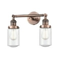 thumbnail image 1 of Innovations Lighting 208 Dover Dover 2 Light 14" Wide Bathroom Vanity Light - Copper, 1 of 2